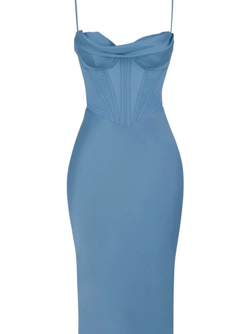 House of CB Powder Blue Corset Mini Dress